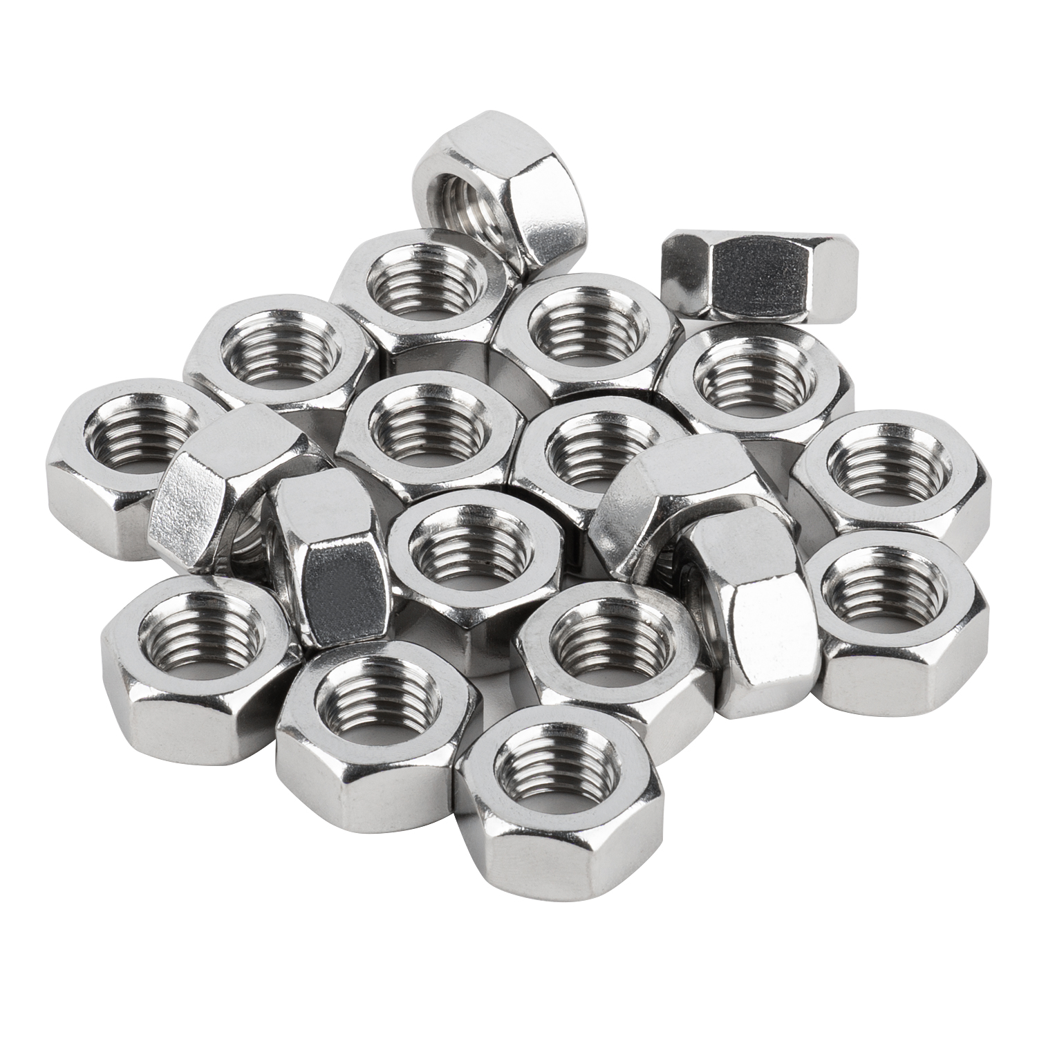 SELIKOUR 20 Pieces M12 Hex Nuts, 304 Stainless Steel